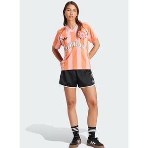 Sold Out! Adidas Summer Glow Jersey Crochet Top Shirt M Orange Lifestyle